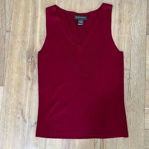 100% silk sleeveless top